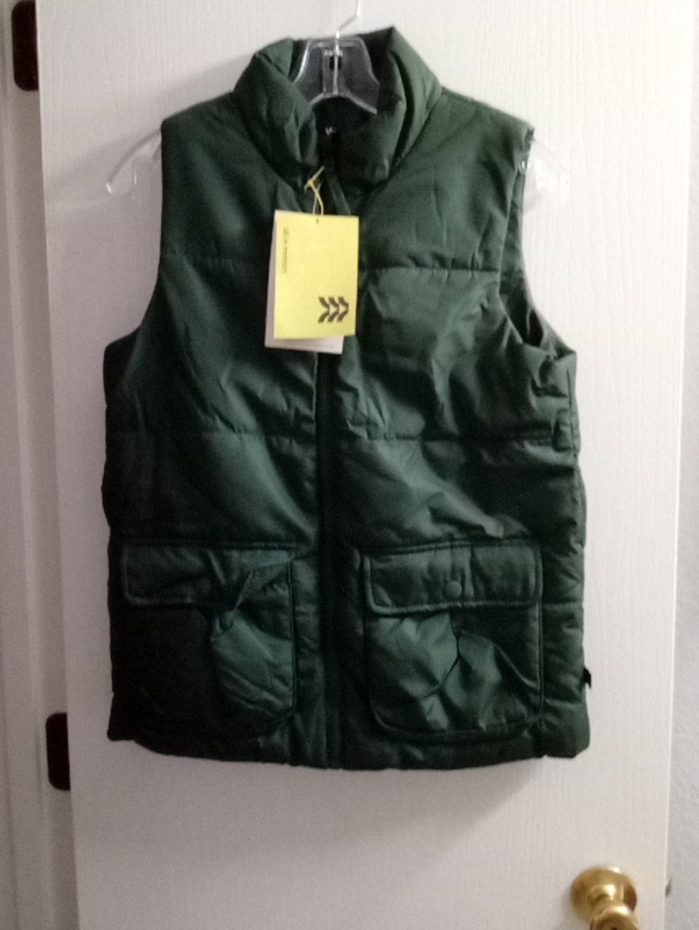 all in motion Dark Green Kids Puffer Vest